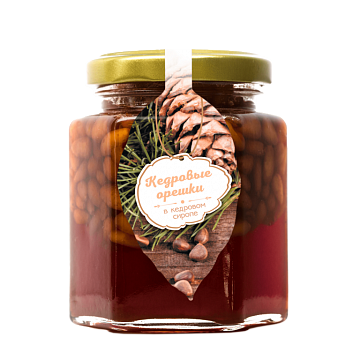 Фото Ядро кедрового ореха в кедровом сиропе